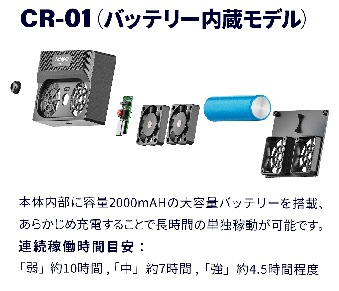 CR-01（バッテリー内蔵モデル）