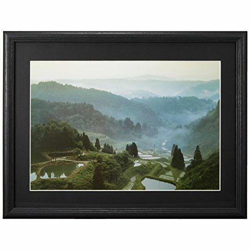 FUJICOLOR ワイドマットフレーム M5000 ワイド4切 ブラック アクリル  