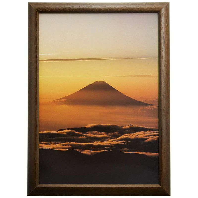 Kagrra, デジフォト FUJICOLOR デジフォトフレームD3 A4 ブラウン | アサヌマネット