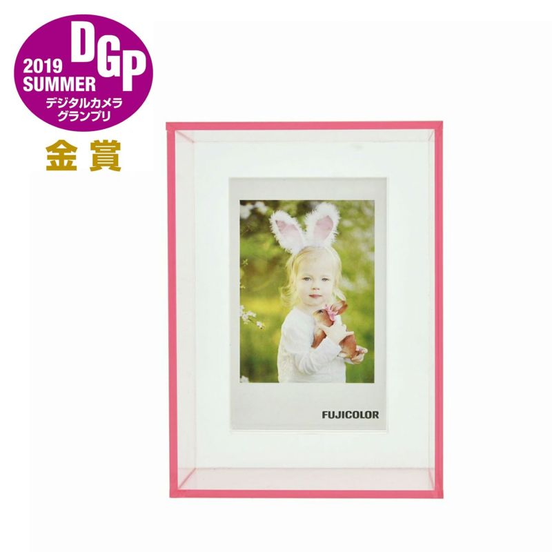 直送商品 FUJICOLOR アサヌマ | ピンク チェキ アクリルコロンフレーム アイドル