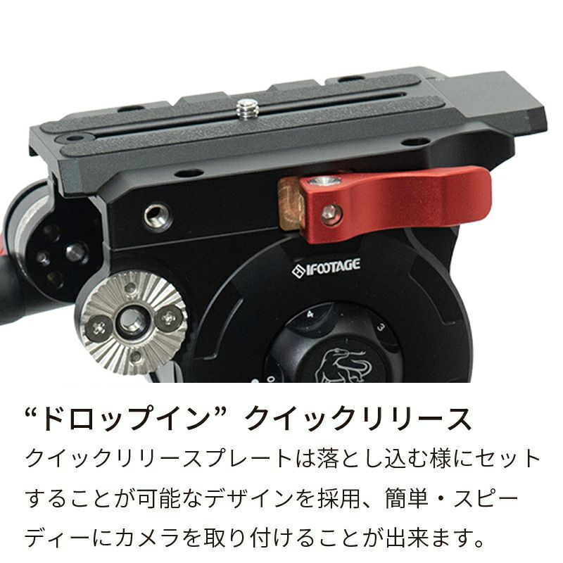 国内正規品 iFootage ビデオ雲台 KOMODO (コモド) K5 小型(60mm
