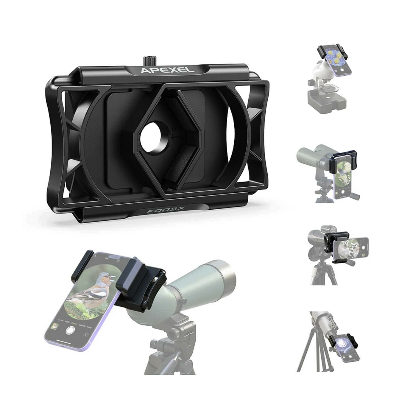 APEXEL スマートフォン用望遠レンズ APL-T20-60X | アサヌマネットショップ